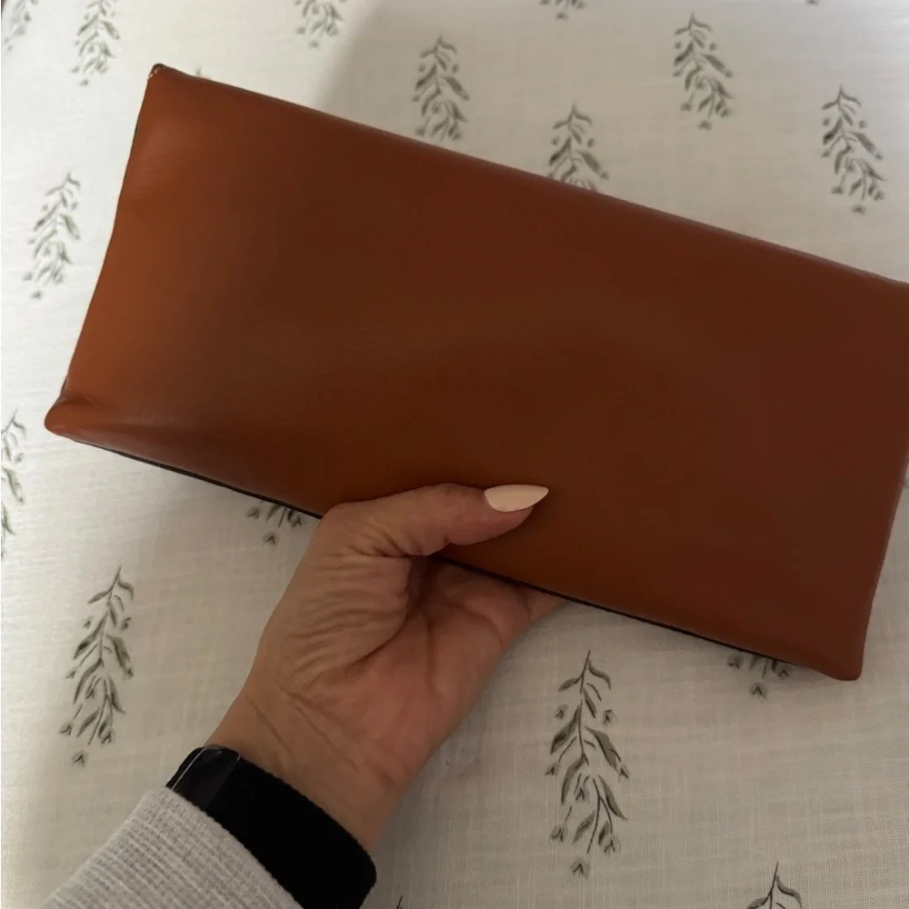 Tory Burch Tan Leather Clutch - Picture 6 of 6